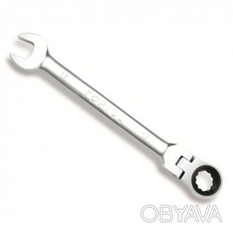 Ключ рожково-накидной трещоточный с шарниром TOPTUL 10мм AOAH1010. . фото 1