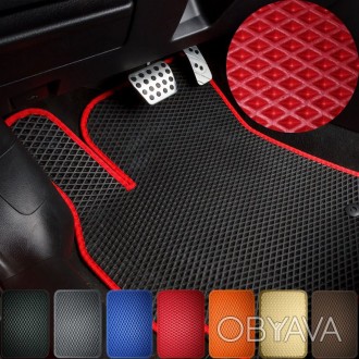 Автоковрики EVA с ячейками для 100% защиты пола в салоне вашего авто от воды и г. . фото 1