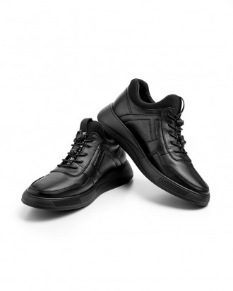 
Мужские кроссовки кожаные Марион (мод.144) черные
 
Данная модель сочетает в се. . фото 2