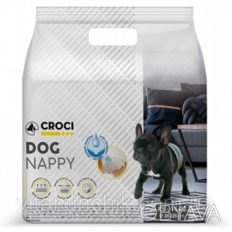Подгузник Croci для собак от 1 до 2 кг, размер XS, обхват 28-35 см, 14 штПодгузн. . фото 1