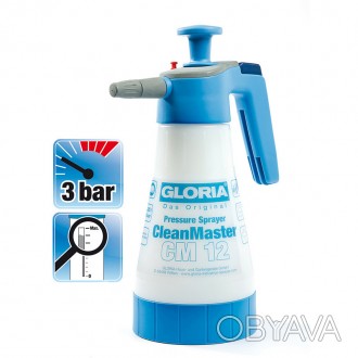 Опрыскиватель GLORIA CleanMaster CM12
Тип опрыскивателя: Ручной опрыскиватель
Ти. . фото 1