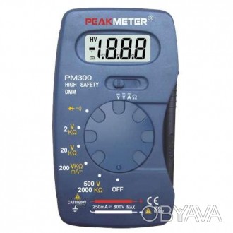 Цифровий кишеньковий мультиметр PROTESTER PM300 Незважаючи на скромні розміри, ц. . фото 1