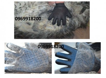 Перчатка для животных, для снятия шерсти, купания, вычесывания, массажа для Ваши. . фото 8