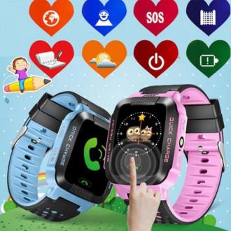 Дитячі розумні годинник GPS Smart KIDS Watch Blue. Конотоп. фото 1 Дитячі розумні годинник GPS Smart KIDS Watch Blue. Конотоп. фото 1