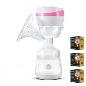 Двофазний електричний молоковідсмоктувач Bebumi BS1 (pink) з силіконовою соскою . Конотоп. фото 1 Двофазний електричний молоковідсмоктувач Bebumi BS1 (pink) з силіконовою соскою . Конотоп. фото 1