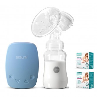 Електричний молоковідсмоктувач Bebumi BS Eco (C blue) з силіконовою соскою + пак. Конотоп. фото 1 Електричний молоковідсмоктувач Bebumi BS Eco (C blue) з силіконовою соскою + пак. Конотоп. фото 1