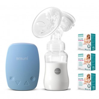 Електричний молоковідсмоктувач Bebumi BS Eco (C blue) з силіконовою соскою + пак. Конотоп. фото 1 Електричний молоковідсмоктувач Bebumi BS Eco (C blue) з силіконовою соскою + пак. Конотоп. фото 1