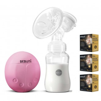 Електричний молоковідсмоктувач Bebumi BS Eco (A pink) з силіконовою соскою + пак. Конотоп. фото 1 Електричний молоковідсмоктувач Bebumi BS Eco (A pink) з силіконовою соскою + пак. Конотоп. фото 1