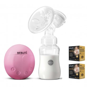 Електричний молоковідсмоктувач Bebumi BS Eco (A pink) з силіконовою соскою + пак. Конотоп. фото 1 Електричний молоковідсмоктувач Bebumi BS Eco (A pink) з силіконовою соскою + пак. Конотоп. фото 1