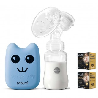 Електричний молоковідсмоктувач Bebumi BS Eco (B blue) з силіконовою соскою + пак. Конотоп. фото 1 Електричний молоковідсмоктувач Bebumi BS Eco (B blue) з силіконовою соскою + пак. Конотоп. фото 1