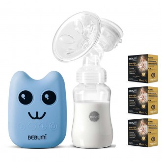 Електричний молоковідсмоктувач Bebumi BS Eco (B blue) з силіконовою соскою + пак. Конотоп. фото 1 Електричний молоковідсмоктувач Bebumi BS Eco (B blue) з силіконовою соскою + пак. Конотоп. фото 1