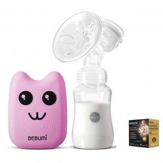 Електричний молоковідсмоктувач Bebumi BS Eco (B pink) з силіконовою соскою + пак. Конотоп. фото 1 Електричний молоковідсмоктувач Bebumi BS Eco (B pink) з силіконовою соскою + пак. Конотоп. фото 1