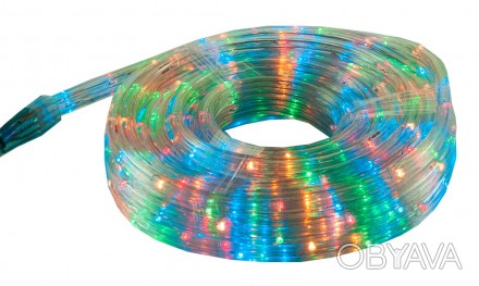 Гирлянда-лента Pope-Light RGB наружная, провод прозрачный, 10м Разноцветная
 
Po. . фото 1