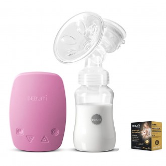 Електричний молоковідсмоктувач Bebumi BS Eco (C pink) з силіконовою соскою + пак. Конотоп. фото 1 Електричний молоковідсмоктувач Bebumi BS Eco (C pink) з силіконовою соскою + пак. Конотоп. фото 1