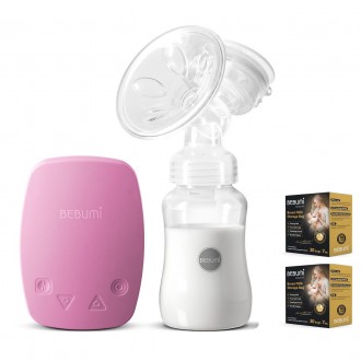 Електричний молоковідсмоктувач Bebumi BS Eco (C pink) з силіконовою соскою + пак. Конотоп. фото 1 Електричний молоковідсмоктувач Bebumi BS Eco (C pink) з силіконовою соскою + пак. Конотоп. фото 1