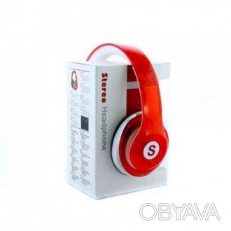 Проводные Наушники MDR STUDIO Красные Наушники MDR STUDIO в стиле Monster Beats . . фото 1