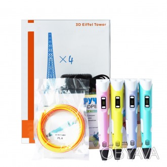 3Д ручка 3D Pen 2 c LCD дисплеем - Небольшая, легкая и эргономичная 3д ручка отл. . фото 1