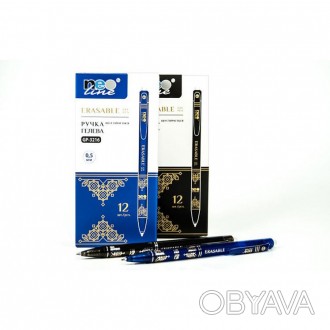 Ручка гелевая пиши-стирай синяя, 0.5mm.,GP-3216,ТМ"Neo Line". . фото 1