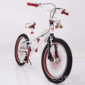 Велосипед двухколесный детский BMX-20 Белый колеса 20 дюймов рама алюминий
Совре. . фото 1