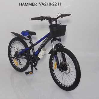 Спортивный детский велосипед 22 дюйма с дисковыми тормозами 11 рама HAMMER VA210. Одесса. фото 1 Спортивный детский велосипед 22 дюйма с дисковыми тормозами 11 рама HAMMER VA210. Одесса. фото 1