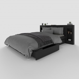 
Кровать с оганайзерами от мебельной фабрики WOSCO необходимый элемент интерьера. . фото 2