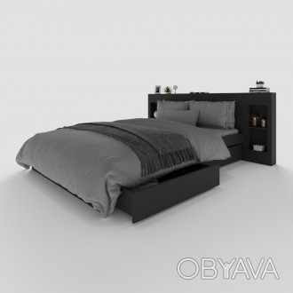 
Кровать с оганайзерами от мебельной фабрики WOSCO необходимый элемент интерьера. . фото 1