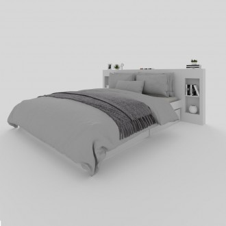 
Кровать с оганайзерами от мебельной фабрики WOSCO необходимый элемент интерьера. . фото 3