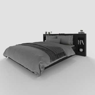 
Кровать с оганайзерами 1400 х 2000 от мебельной фабрики WOSCO необходимый элеме. . фото 3