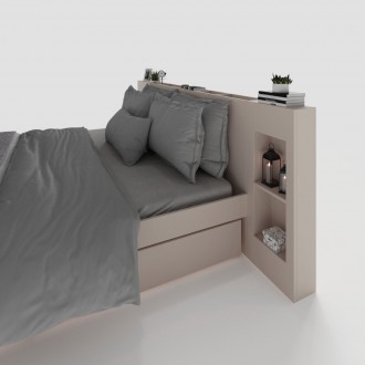 
Кровать с оганайзерами от мебельной фабрики WOSCO необходимый элемент интерьера. . фото 4