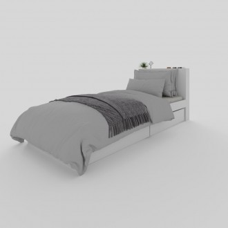 Односпальная кровать от мебельной фабрики WOSCO необходимый элемент интерьера дл. . фото 3
