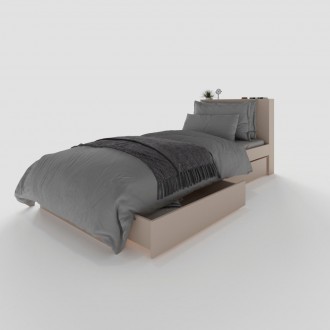 Односпальная кровать от мебельной фабрики WOSCO необходимый элемент интерьера дл. . фото 2