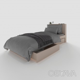 Односпальная кровать от мебельной фабрики WOSCO необходимый элемент интерьера дл. . фото 1