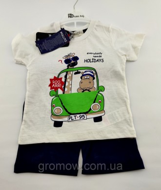 Дитячий спортивний костюм 1, 2 року Туреччина річний з шортами для хлопчиків біл. Хмельницький. фото 1