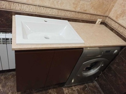 Изготовим на заказ мебель в ванную комнату из крашенного МДФ, из современных дре. . фото 3