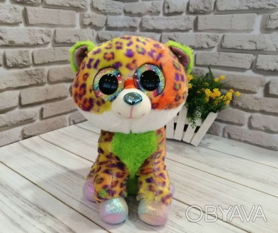 Мягкая игрушка Глазастики леопард 30 см. . фото 1