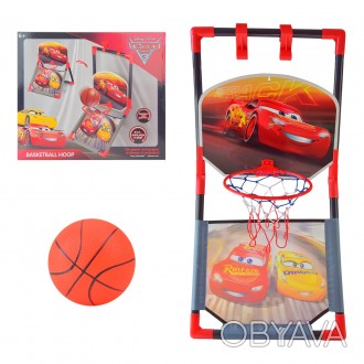 Баскетбольный набор EODS-39881A Cars в коробке 38*4,5*44 см. . фото 1