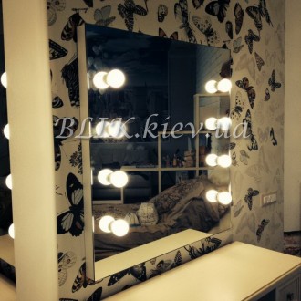 Макияжное (гримерное) зеркало для дома, салона, студии, гримерной. Модель Виктор. . фото 3