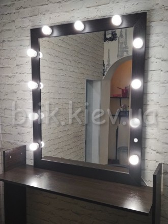 Макияжное (гримерное) зеркало для дома, салона, студии, гримерной. Модель Диана.. . фото 8