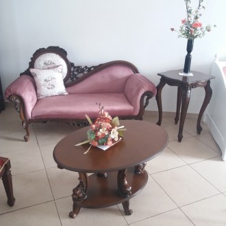 Пропонуємо ексклюзивний кавовий столик Бароко з дерева береза на головному фото . . фото 5