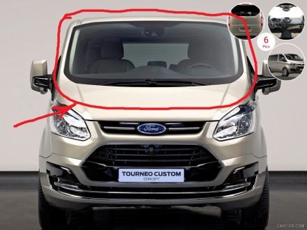 Лобовое стекло FORD Transit Custom/Tourneo Custom 12-. . фото 2 Продам абсолютно новое ОРИГИНАЛЬНОЕ в коробке лобовое стекло Ford Transit Tourn. . фото 2