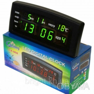 Настольные часы Caixing CX 868  электронные часы
