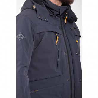 Демисезонная куртка мужская Camel Active темно-синего цвета от немецкого бренда.. . фото 5