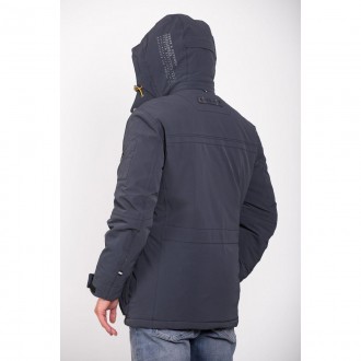 Демисезонная куртка мужская Camel Active темно-синего цвета от немецкого бренда.. . фото 3