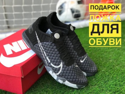 
Футзалки Nike React Gato Black найк гато футбольная обувь для зала
Гарантия кач. . фото 2