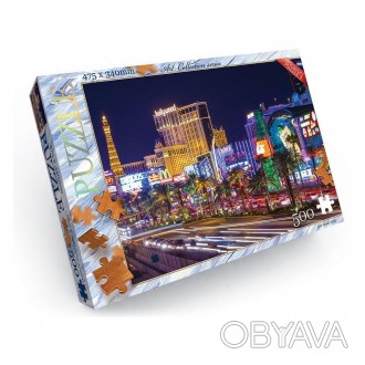 Пазл "Las Vegas Strip", упаковка - картонная коробка. Количество элементов: 500 . . фото 1