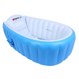 Надувная ванночка Intime Baby Bath Tub ART-3611 Синяя (300429). Благовіщенське. фото 1 Надувная ванночка Intime Baby Bath Tub ART-3611 Синяя (300429). Благовіщенське. фото 1