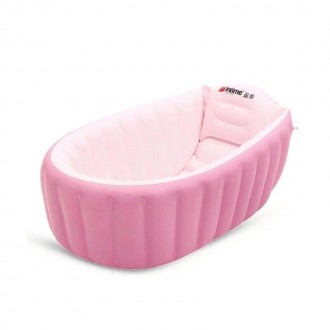 Надувная ванночка Intime Baby Bath Tub ART-3612 Розовая (300430). Благовіщенське. фото 1 Надувная ванночка Intime Baby Bath Tub ART-3612 Розовая (300430). Благовіщенське. фото 1