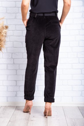 
Стильные женские брюки черного цвета, производство Турция. Покрой прямой, на та. . фото 4