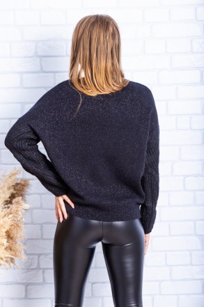 
Оригинальный свитер оверсайз черного цвета, производство Serianno Турция. Покро. . фото 4