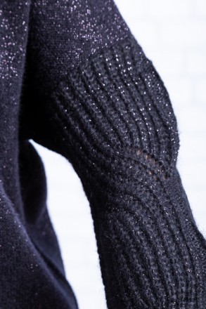 
Оригинальный свитер оверсайз черного цвета, производство Serianno Турция. Покро. . фото 5